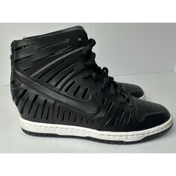 Dunk Sky Hi 2.0 Joli Black Wedge SZ 7.5 725062-001 **Loops Cut Off Back** - Picture 1 of 7